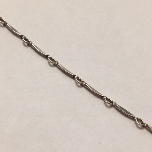 Sterling & Amethyst teardrops vintage artisan necklace - Picture 9 of 16